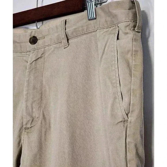 J. Crew Factory Men’s Flex Driggs Khaki Chino Pants Casual Office 36 x 30 - Picture 2 of 9
